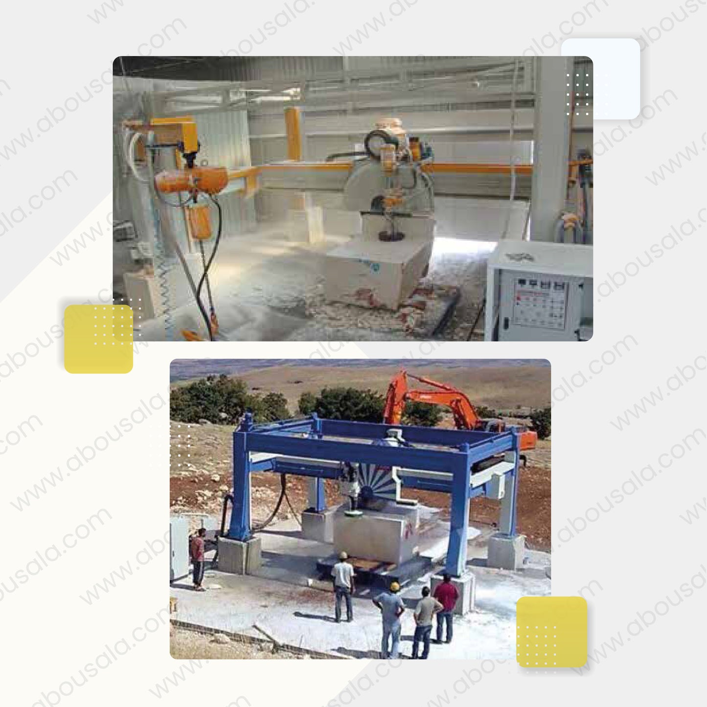 Tayblock With 4 Automatic Spindles, With A Vertical Blade 120 Cm + Horizontal Blae 45 Cm