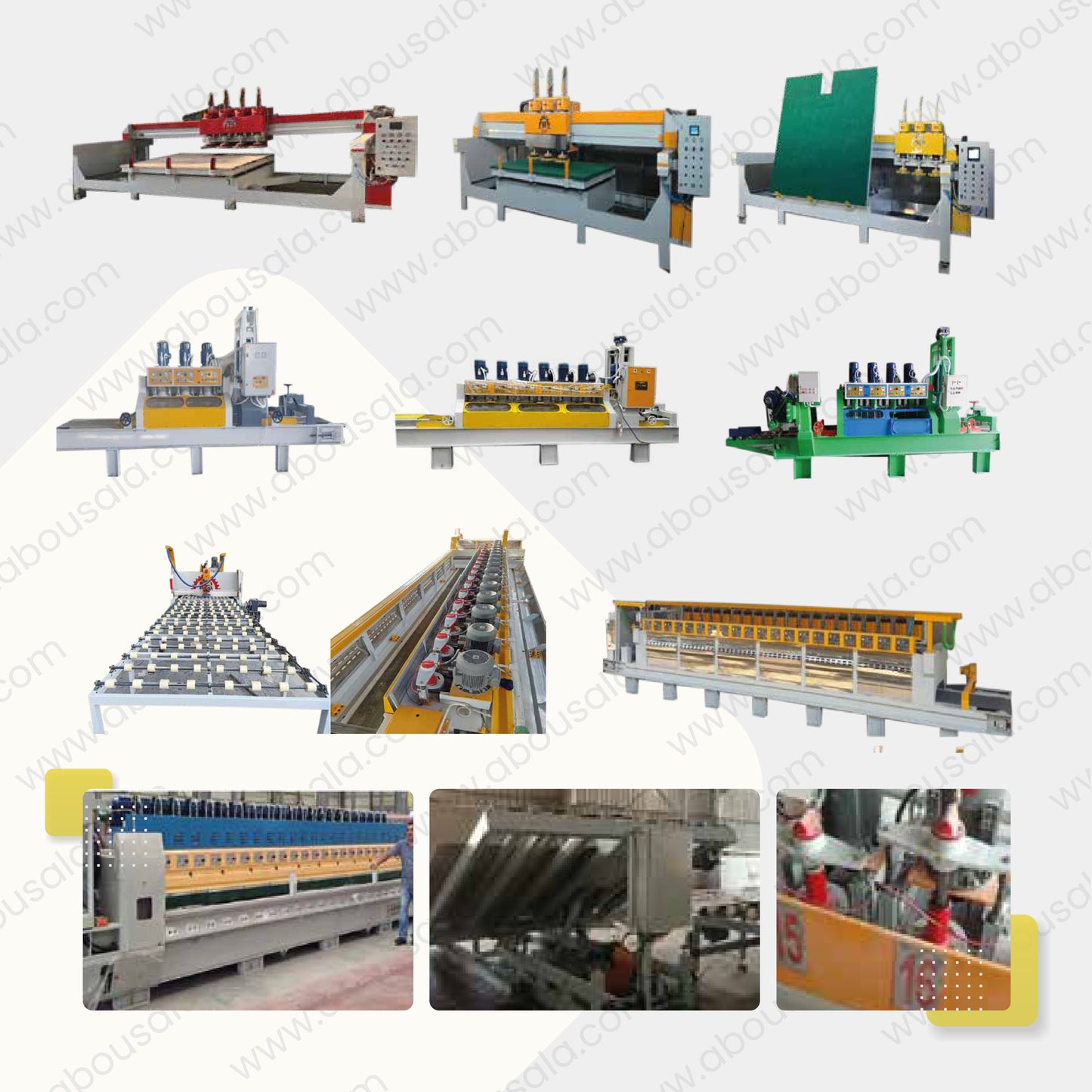 Automatic polishing machine for stone & granite