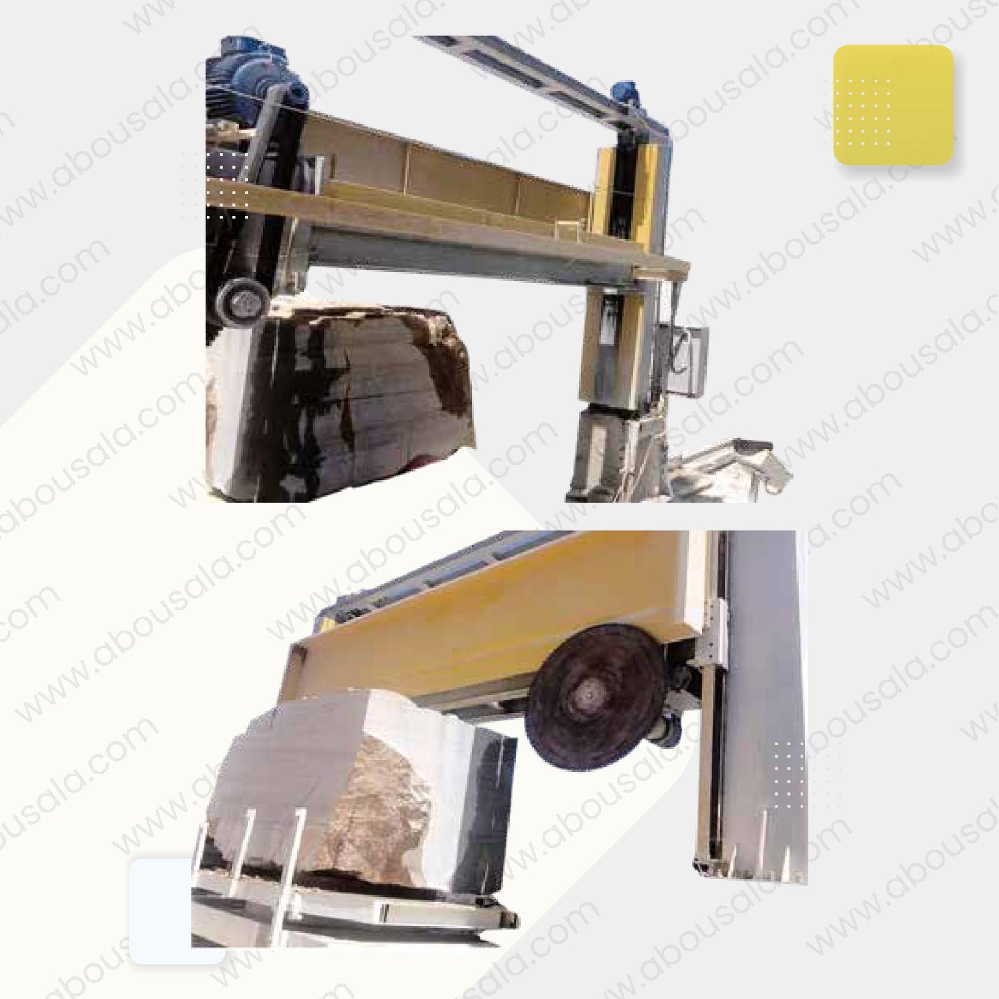 Four Sides Big Size Random Stone Block Repairing Machine